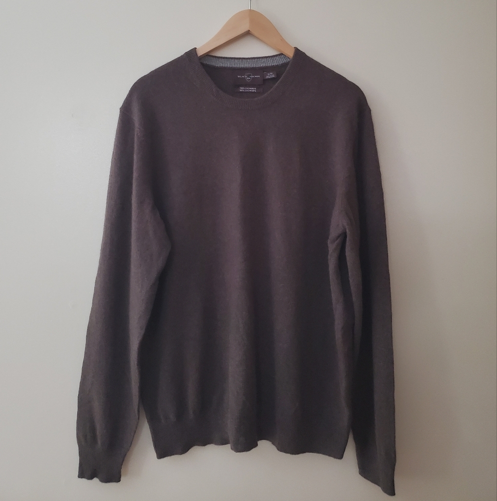 Black Brown 1826 Cashmere Knit Sweater